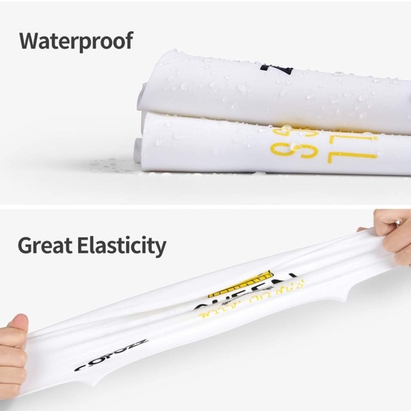 COPOZZ Silikon Badekappen Für Erwachsene - Wasserdicht Für Lange & Kurze Haare